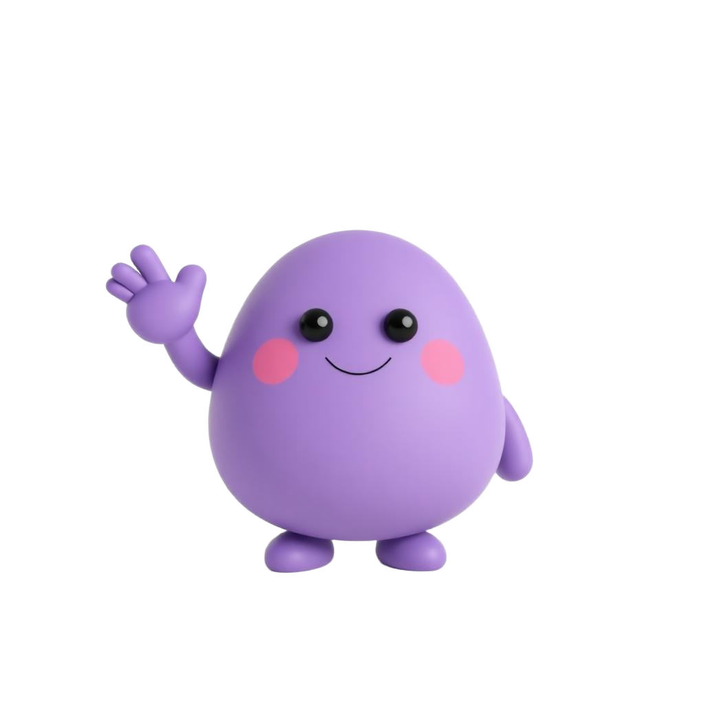 Rankly mascot waving